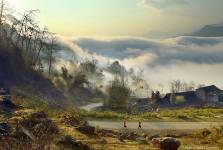 La sencilla belleza de la región montañosa de Vietnam - ảnh 2