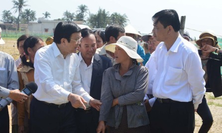 Presidente exhorta a una mayor planificación en distrito insular de Ly Son - ảnh 1
