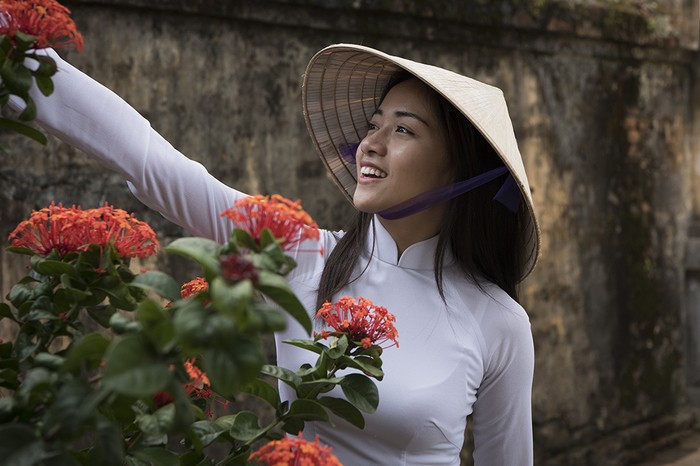 Inconfundible belleza de Ao Dai, vestido tradicional de mujeres vietnamitas  - ảnh 1
