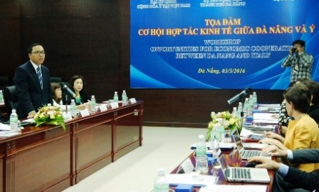 Promueven la cooperación económica entre Da Nang e Italia - ảnh 1