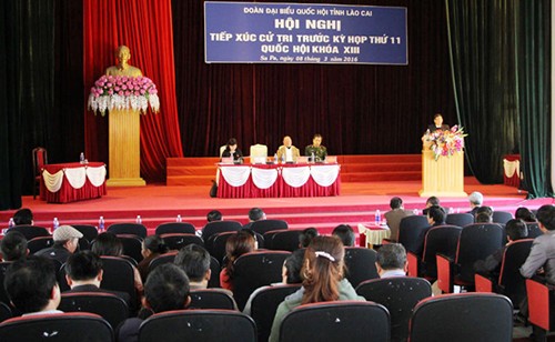 Continúan contactos electorales en localidades vietnamitas   - ảnh 1