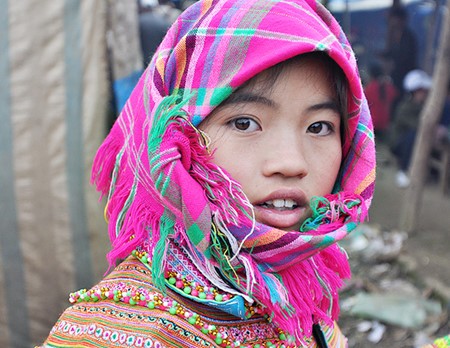 La belleza de las mujeres étnicas en Lao Cai - ảnh 7