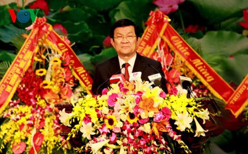 Elogia presidente vietnamita contribuciones de la rama de Suministros Militares - ảnh 1