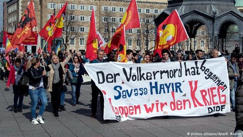 Marchas de gran calibre en Alemania en protesta por guerra - ảnh 1