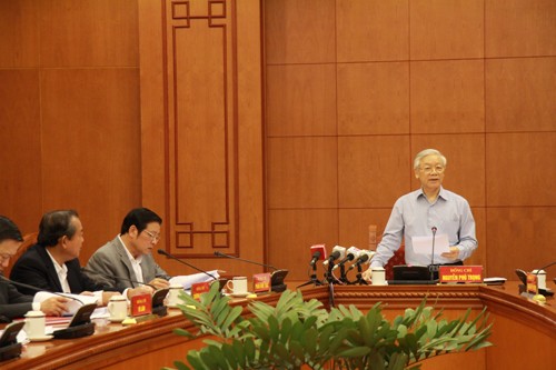 Preside líder partidista de Vietnam reunión del Comité anticorrupción - ảnh 1