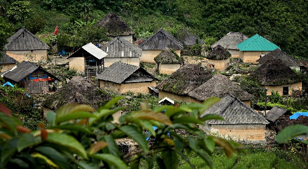 Casa tradicional de la etnia Ha Nhi - ảnh 3