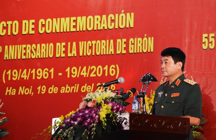 En Hanoi la conmemoración del 55 Aniversario del triunfo cubano de Girón - ảnh 1