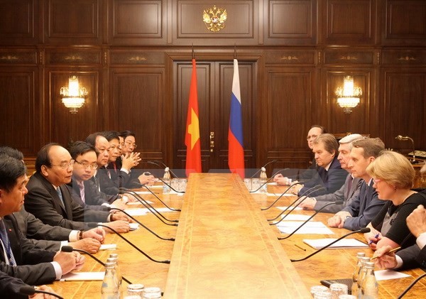 Premier vietnamita se reúne con presidente de la Duma Estatal de Rusia - ảnh 1
