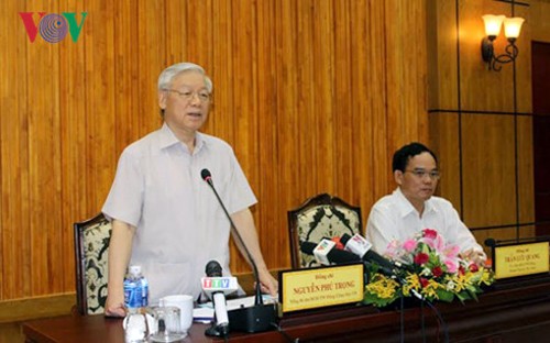 Máximo líder político de Vietnam visita provincia de Tay Ninh - ảnh 1