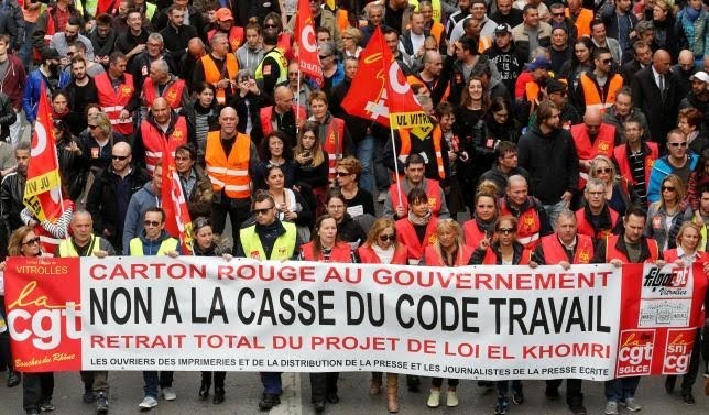 Francia se enfrenta a una nueva ola de manifestaciones por reformas laborales - ảnh 1