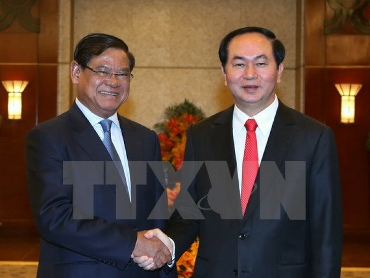 Resalta presidente vietnamita lazos especiales con Camboya - ảnh 1