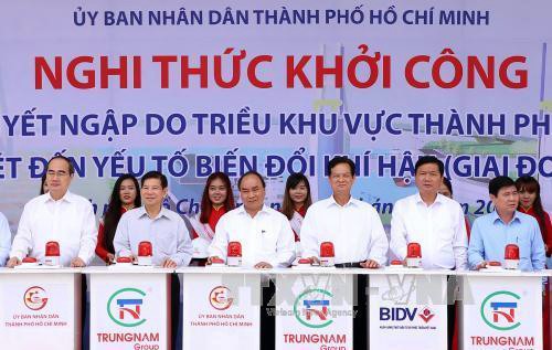 Ciudad Ho Chi Minh por mejorar obras frente a riadas y cambio climático - ảnh 1