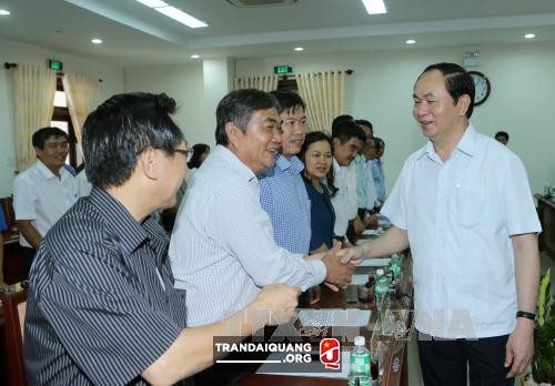 Presidente vietnamita exhorta a Phu Yen a optimizar potencialidades para su desarrollo - ảnh 1