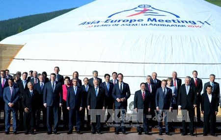 Concluye ASEM 11 en Mongolia con la aprobación de importantes decisiones - ảnh 1