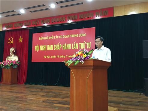 Inaugurada IV reunión del Comité partidista del bloque de agencias centrales vietnamitas - ảnh 1
