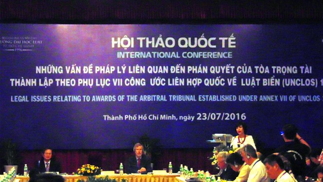Vietnam acoge conferencia legal relativa al fallo del Tribunal Permanente de Arbitraje - ảnh 1