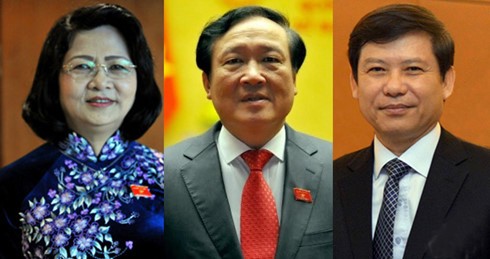 Parlamento vietnamita elige a vicepresidente y dirigentes del cuerpo judicial - ảnh 1