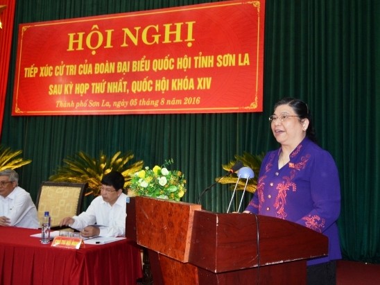 Diputados vietnamitas continúan encuentros con electorado nacional - ảnh 1