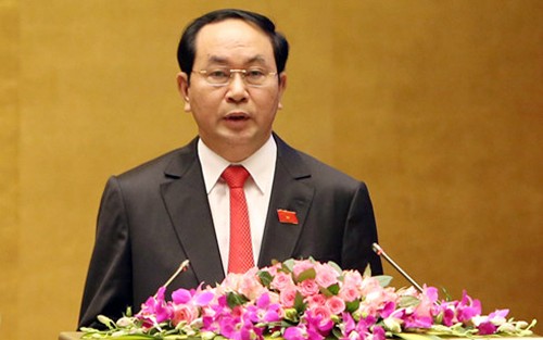 Presidente de Vietnam llama al reforzamiento de unidad nacional en nueva coyuntura - ảnh 1