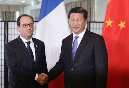 Presidente chino se reúne con mandatarios de Francia y Alemania  - ảnh 1