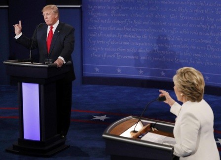 Hillary Clinton y Donald Trump entran en etapa final de debates directos  - ảnh 1
