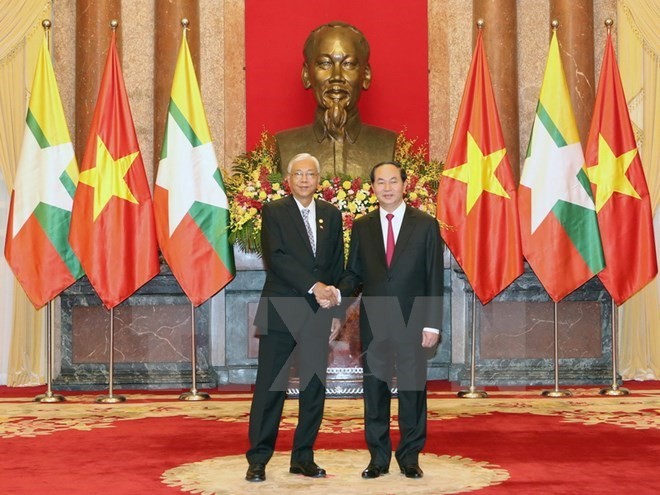 Vietnam y Myanmar abogan por profundizar relaciones de comercio e inversión - ảnh 1
