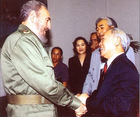 Encuentros amistosos entre Fidel y dirigentes vietnamitas - ảnh 12