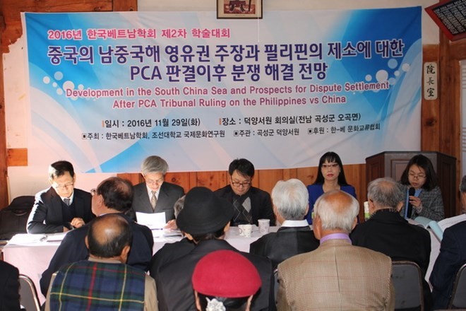 Seminario en Corea del Sur sobre la situación del Mar Oriental tras el veredicto de PCA - ảnh 1