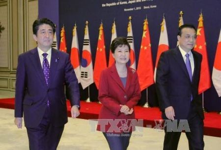 Japón y China acuerdan avanzar a cumbre tripartita con Corea del Sur  - ảnh 1