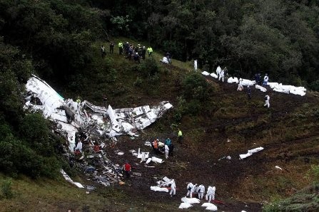 Ministro boliviano calificó accidente aéreo de Chapecoense de 