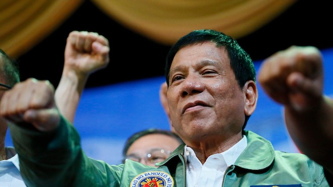 Presidente filipino exige la salida de tropas estadounidenses  - ảnh 1