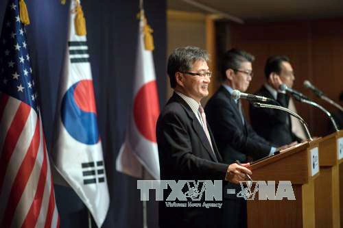 Estados Unidos, Japón y Corea del Sur debatirán medidas contra programa nuclear norcoreano - ảnh 1