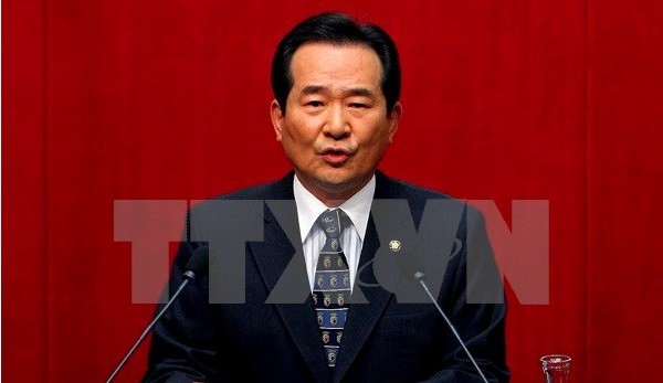 Presidente parlamentario surcoreano empieza visita a Vietnam - ảnh 1