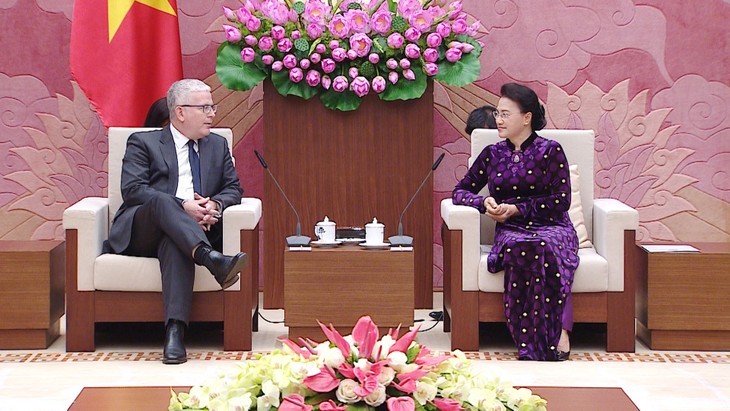 Líder parlamentaria de Vietnam reciben a embajadores de Australia y Nueva Zelanda - ảnh 1