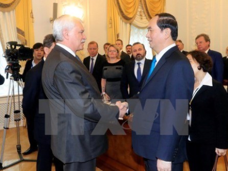 Presidente vietnamita concluye su visita oficial a Rusia  - ảnh 1