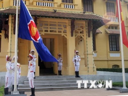 Exhibición del arte en saludo al aniversario de la fundación de la Asean - ảnh 1