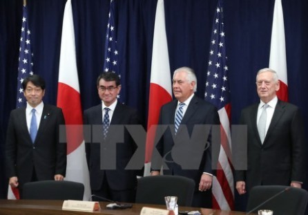 Japón y Estados Unidos refuerzan sus nexos para enfrentar las amenazas de Corea del Norte - ảnh 1