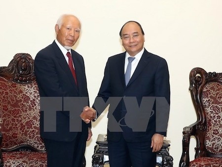 Premier vietnamita recibe al ex presidente de la corporación japonesa Taisei - ảnh 1