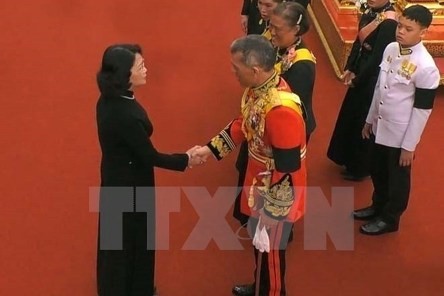 La vicepresidenta de Vietnam asiste a la ceremonia de cremación del rey tailandés, Bhumibol Adulyade - ảnh 1