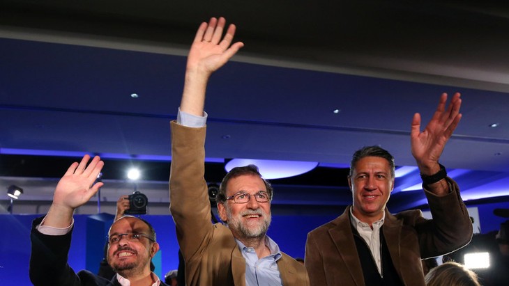 Rajoy presenta en Cataluña la candidatura de miembro del Partido Popular para elecciones autonómicas - ảnh 1
