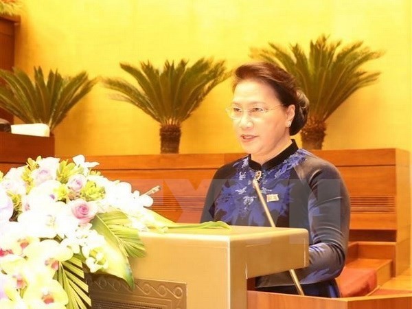 La líder parlamentaria de Vietnam visitará Singapur y Australia  - ảnh 1