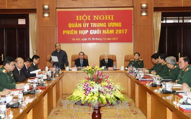 Líder partidista vietnamita orienta las nuevas misiones militares para 2018 - ảnh 1