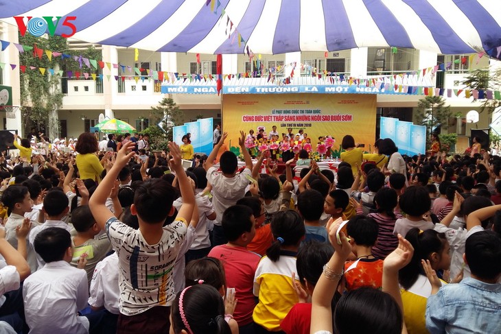 La Voz de Vietnam organiza concurso interesante para alumnos  - ảnh 1