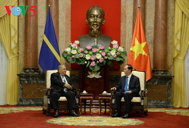 Presidente vietnamita recibe en Hanói a su homólogo de Nauru - ảnh 1