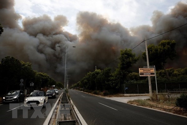 Vietnam expresa pésame a Grecia por fallecidos a causa de incendio forestal - ảnh 1
