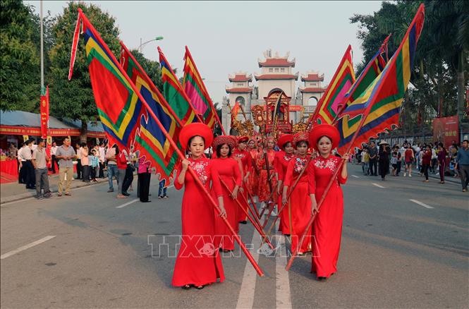 Conmemoran méritos de las Hermanas Trung en la lucha por la defensa nacional - ảnh 1