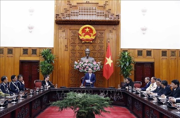 Premier vietnamita recibe a jefes de las delegaciones participantes en la Aseanapol 39 - ảnh 1