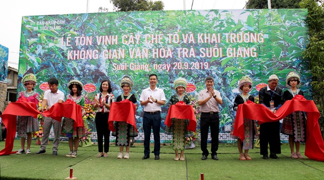 Semana cultural y turística de Muong Lo enaltece la planta de té tradicional - ảnh 1