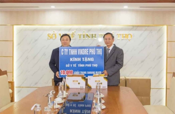 Empresa vietnamita se suma a la protección de la comunidad ante coronavirus - ảnh 1