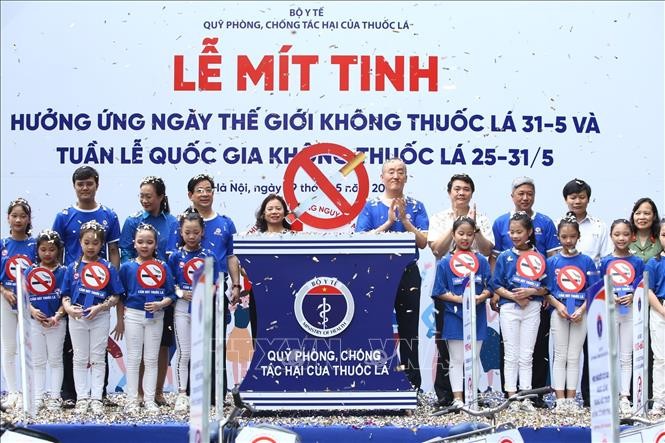 Día Mundial sin Tabaco: por proteger la salud de las futuras generaciones del tabaquismo - ảnh 1